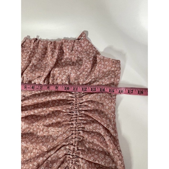 SHEIN Womens Dress SzM US 6 Adjustable Length Floral Print Spaghetti Straps - Picture 6 of 10